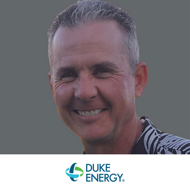 scott millsaps headshot and duke energy logo