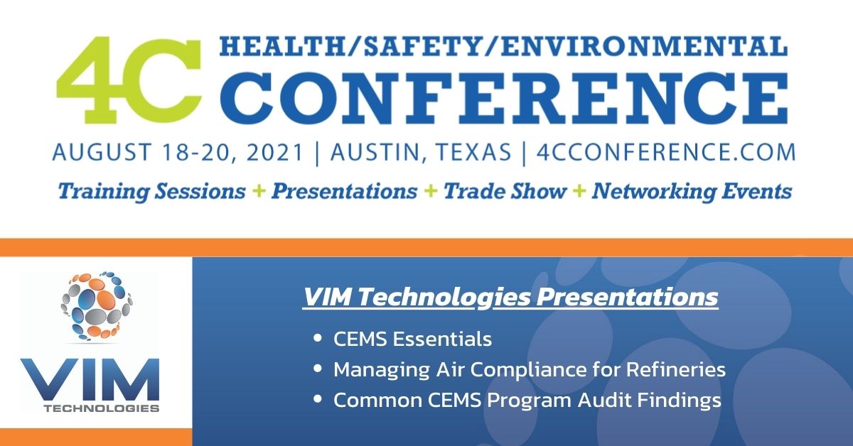 VIM Technologies Presenting at the 2021 4C Health, Safety & Environmental Conference