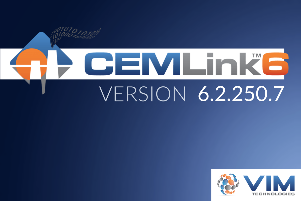 Version 6.2.250.7 of CEMLink6 Now Available